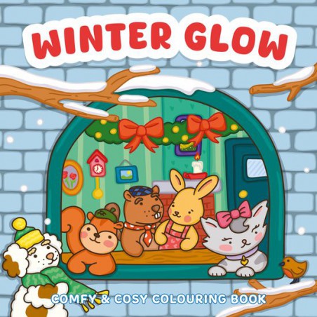 Winter Glow, comfy & cosy coloring kleurboek