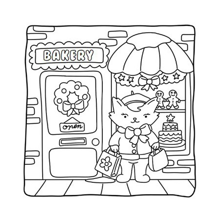 Winter Glow, comfy & cosy coloring cute kleurboek