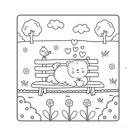 Love & Hugs, Lief en vrolijk kleuren cozy en comfy kleurboek sunny vibes