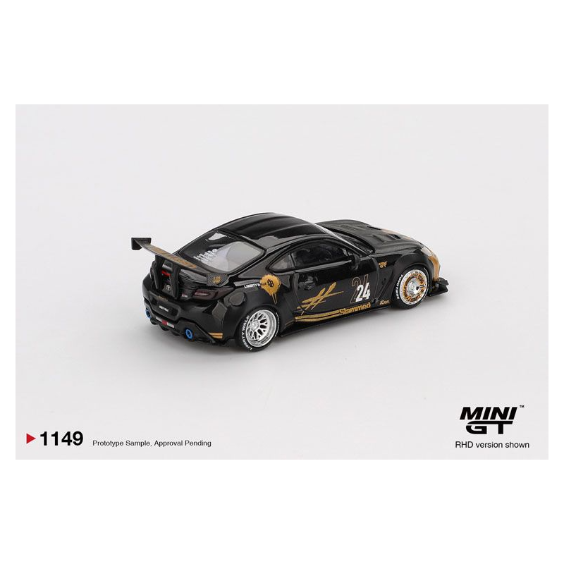 Toyota GR Supra LB-Nation black & gold '25 (1149) (blister verpakking)