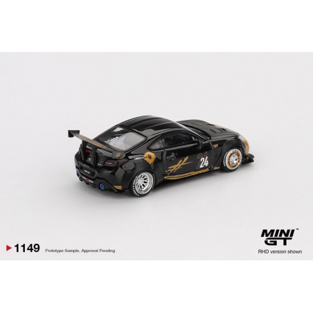 Toyota GR Supra LB-Nation black & gold '25 (1149) (blister verpakking)
