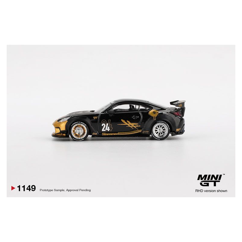 Toyota GR Supra LB-Nation black & gold '25 (1149) (blister verpakking)
