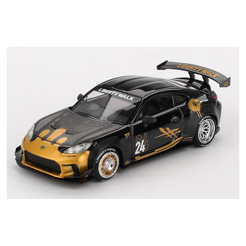 Toyota GR Supra LB-Nation black & gold '25 (1149) (blister verpakking)