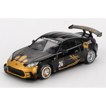 Toyota GR Supra LB-Nation black & gold '25 (1149) (blister verpakking)