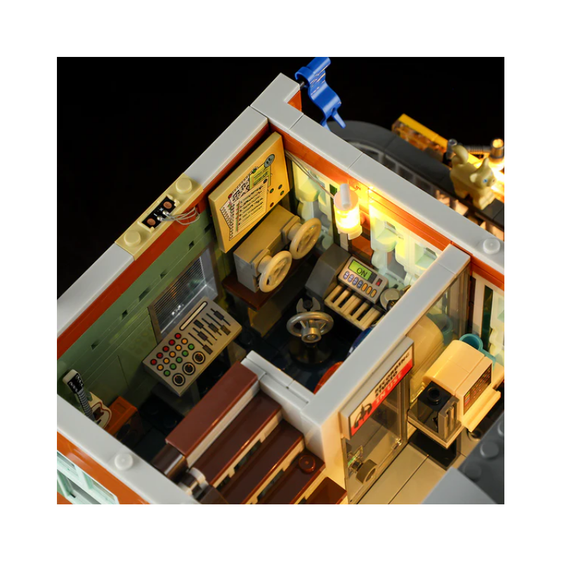 Lumibricks F9058 - Record store, 1980 steentjes