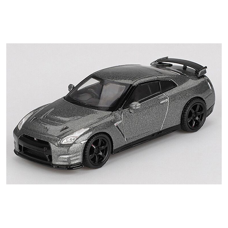 Nissan GTR (R35) CRS version '13, grijs metallic (1089) (blister verpakking)