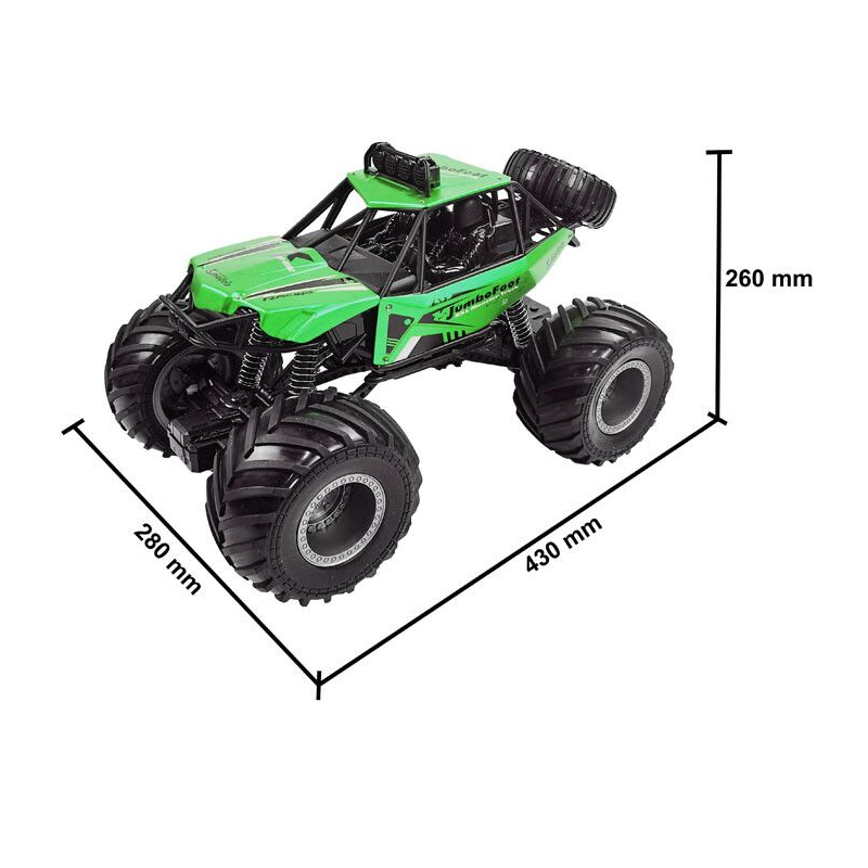 Jumbo Foot V2 Off-Roader (Groen) 1:10 RTR, DF Models