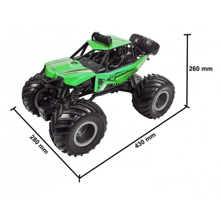 Jumbo Foot V2 Off-Roader (Groen) 1:10 RTR, DF Models