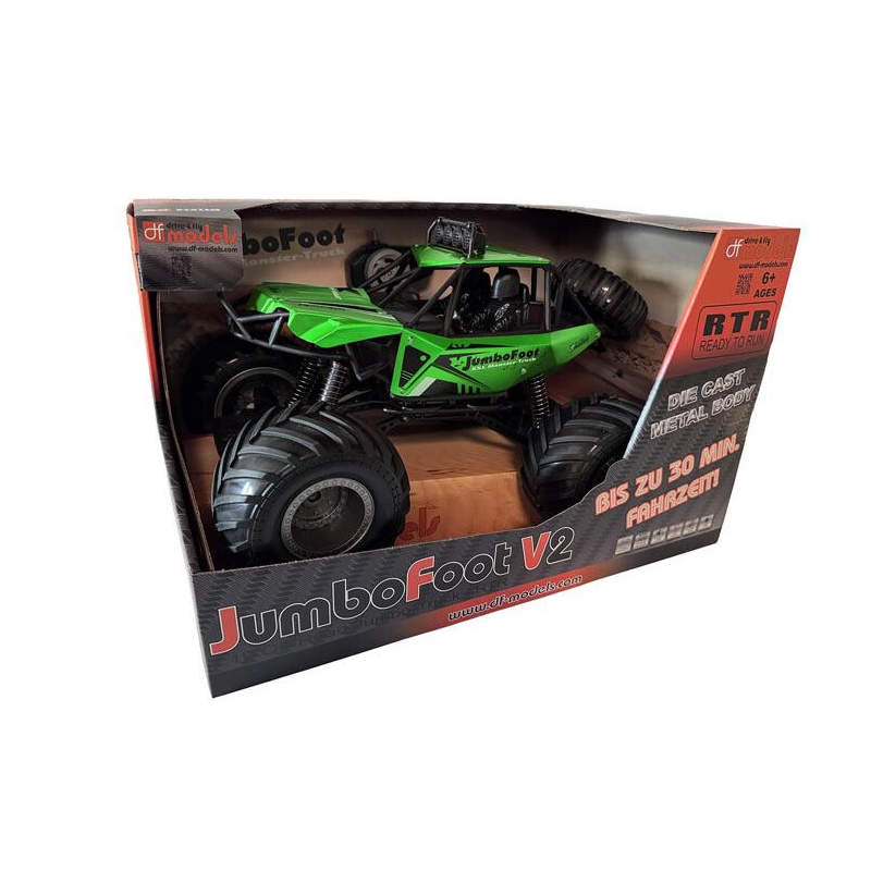 Jumbo Foot V2 Off-Roader (Groen) 1:10 RTR, DF Models