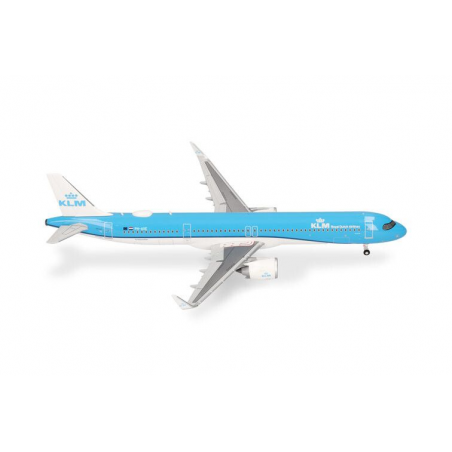 Airbus A321neo KLM PH-AXE Landkaartje / Map Butterfly (NL) 1:200, Herpa