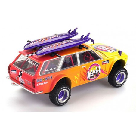 Datsun 510 Wagon 4x4 Kaido Island V1 '69, Kaido House 1:64, Mini GT