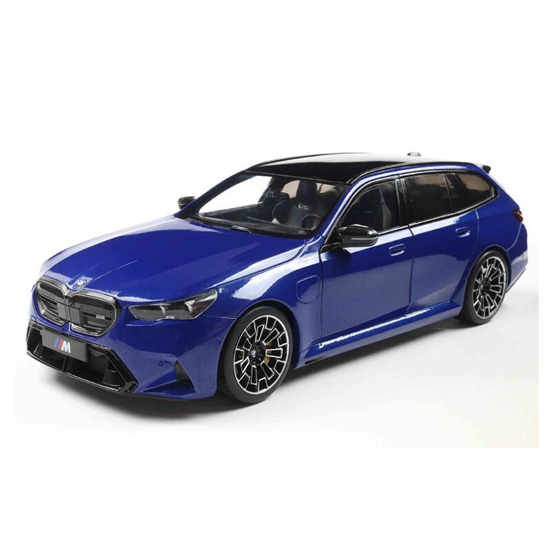 BMW M5 Touring (G99) '24, blauw metallic - 1:18 -  Solido