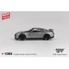 Nissan GTR (R35) CRS version '13, grijs metallic 1:64 MiniGT (1089)