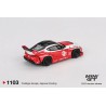 Toyota GR Supra LB-Works '25, rood/wit 1:64 MiniGT (1089)
