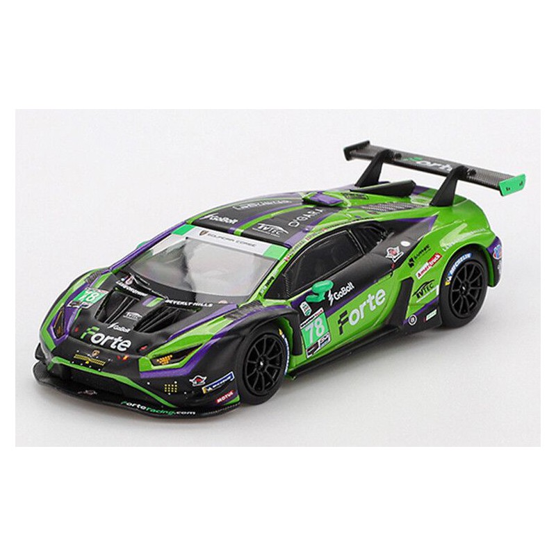 Lamborghini Huracan GT3 EVO2 Forte Rac. Nr78 Day. 24h '24 1:64 MiniGT (1062)