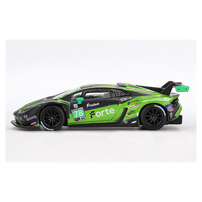 Lamborghini Huracan GT3 EVO2 Forte Rac. Nr78 Day. 24h '24 1:64 MiniGT (1062)
