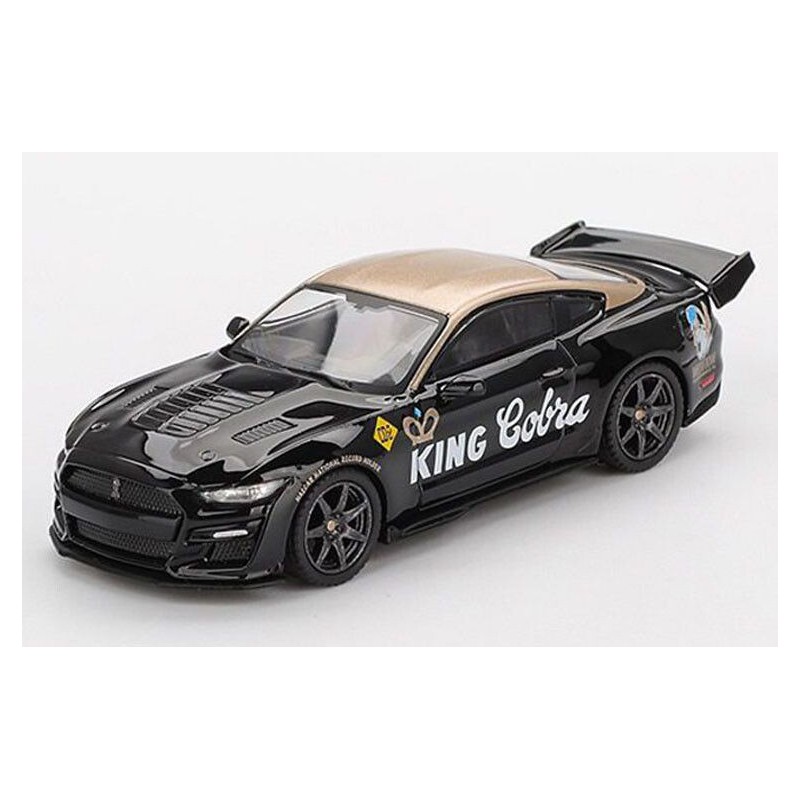 Shelby GT500 Dragon Snake concept '20, zwart & goud 1:64 MiniGT (1130)