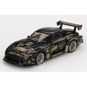 Mazda RX7 (FD3S) Liberty Walk Super Silhouette '25, zwart 1:64 MiniGT (1101)