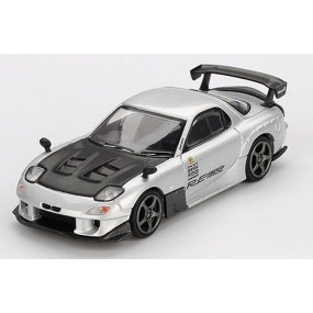 Mazda RX7 (FD3S) Re-Amamiya '04, zilver metallic 1:64 MiniGT (1106)