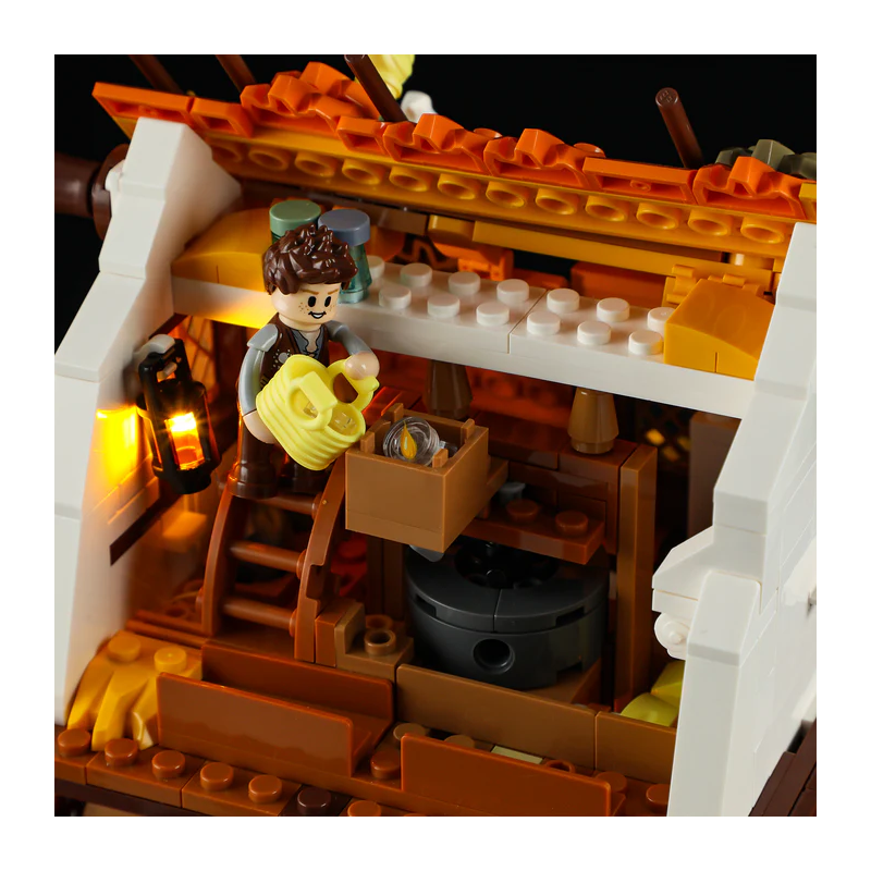 Lumibricks F9061 - Medieval water mill, 1278 steentjes