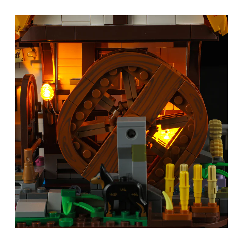 Lumibricks F9061 - Medieval water mill, 1278 steentjes