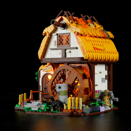Lumibricks F9061 - Medieval water mill, 1278 steentjes
