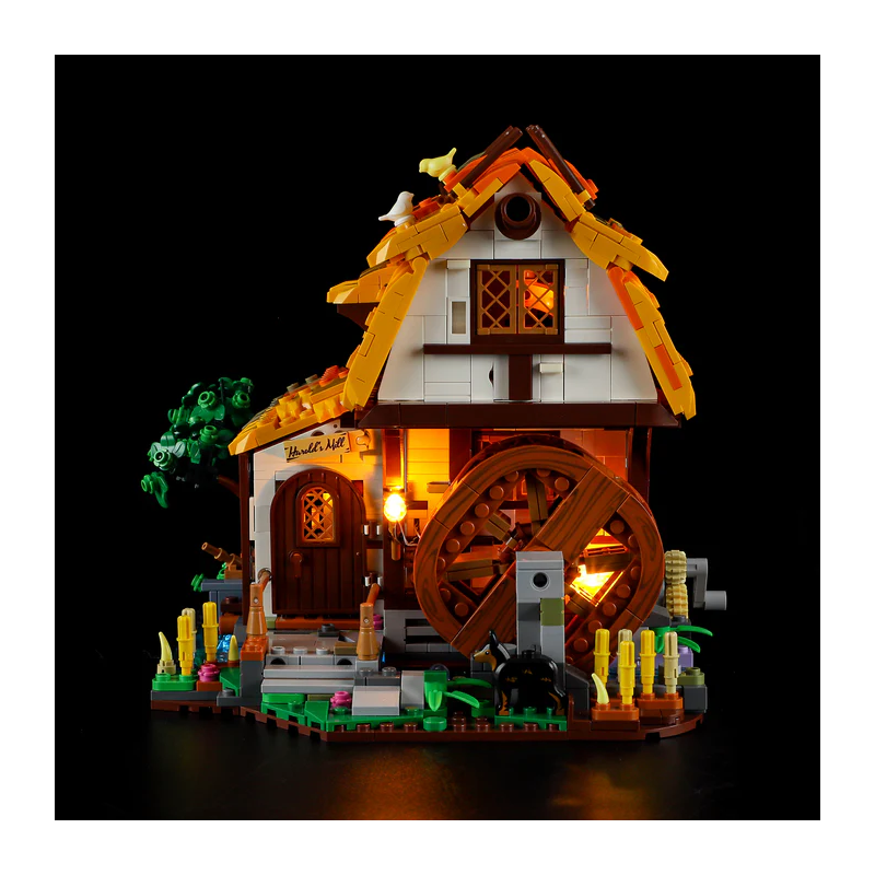 Lumibricks F9061 - Medieval water mill, 1278 steentjes