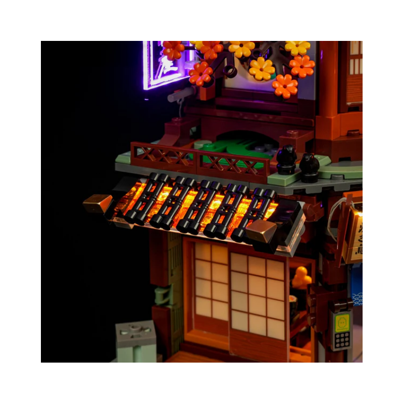Lumibricks F9073 - Japanse Izakaya, 1987 steentjes