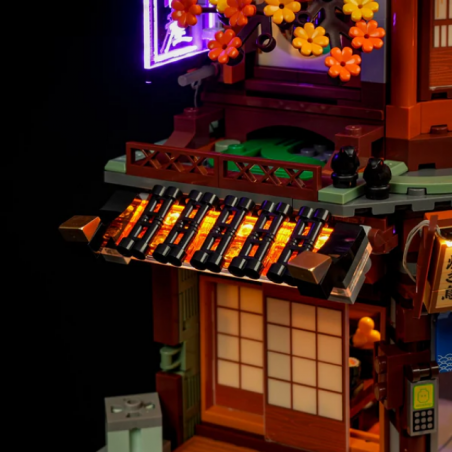 Lumibricks F9073 - Japanse Izakaya, 1987 steentjes
