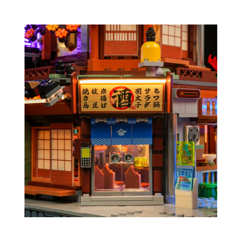 Lumibricks F9073 - Japanse Izakaya, 1987 steentjes