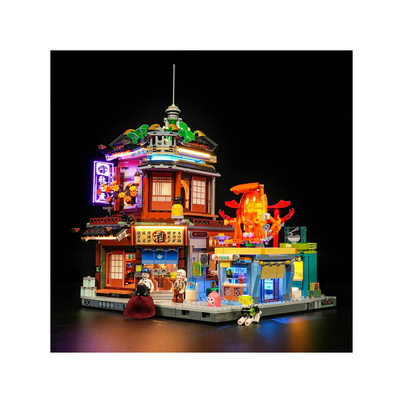 Lumibricks F9073 - Japanse Izakaya, 1987 steentjes