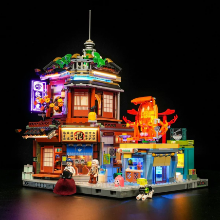 Lumibricks F9073 - Japanse Izakaya, 1987 steentjes