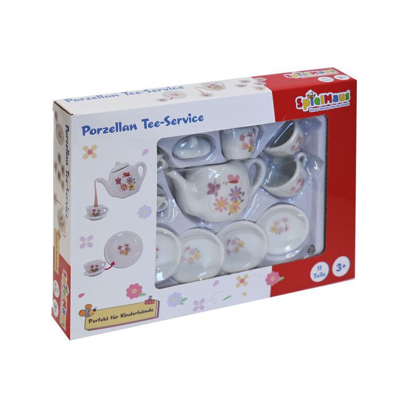 Spielmaus Porseleinen theeservies, 11 stuks