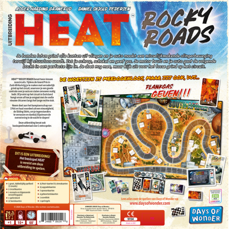 Heat - Rocky Roads uitbreiding, Days of Wonder
