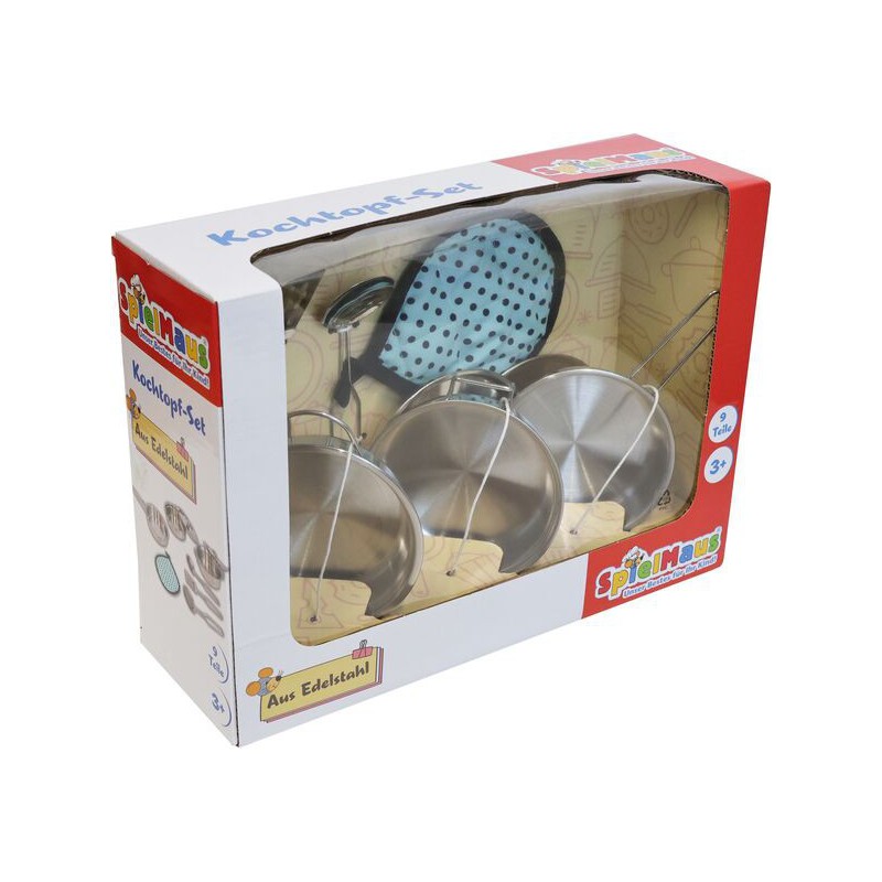 Spielmaus Roestvrijstalen kookgerei set
