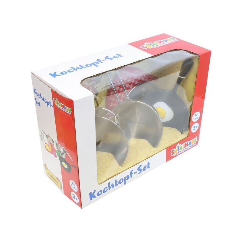 Spielmaus Kookgerei set roestvrijstaal, 13 delig