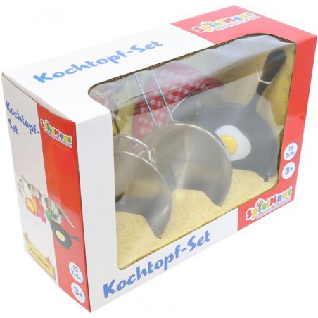 Spielmaus Kookgerei set roestvrijstaal, 13 delig