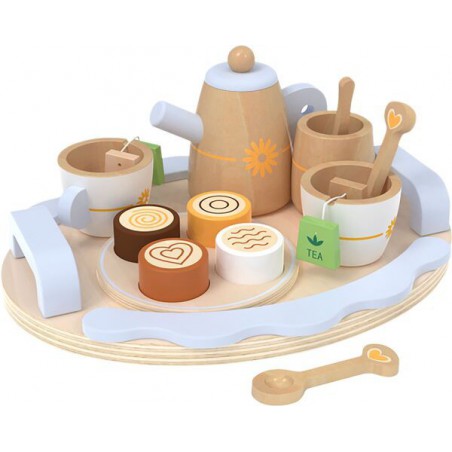 Spielmaus Theeservies met gebak, 16 delig