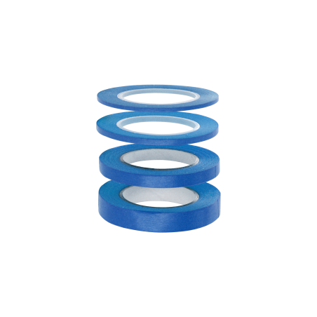 Flexible Masking Tape Set – 4 Rolls (1, 2, 3 & 6MM), HobbyTime