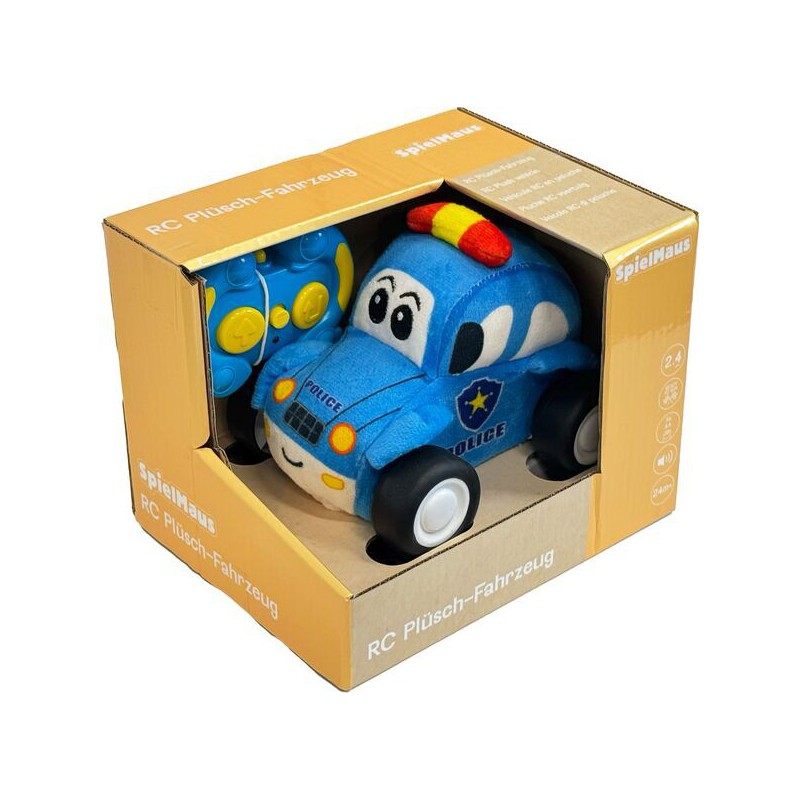 Spielmaus R/C Pluche Politieauto