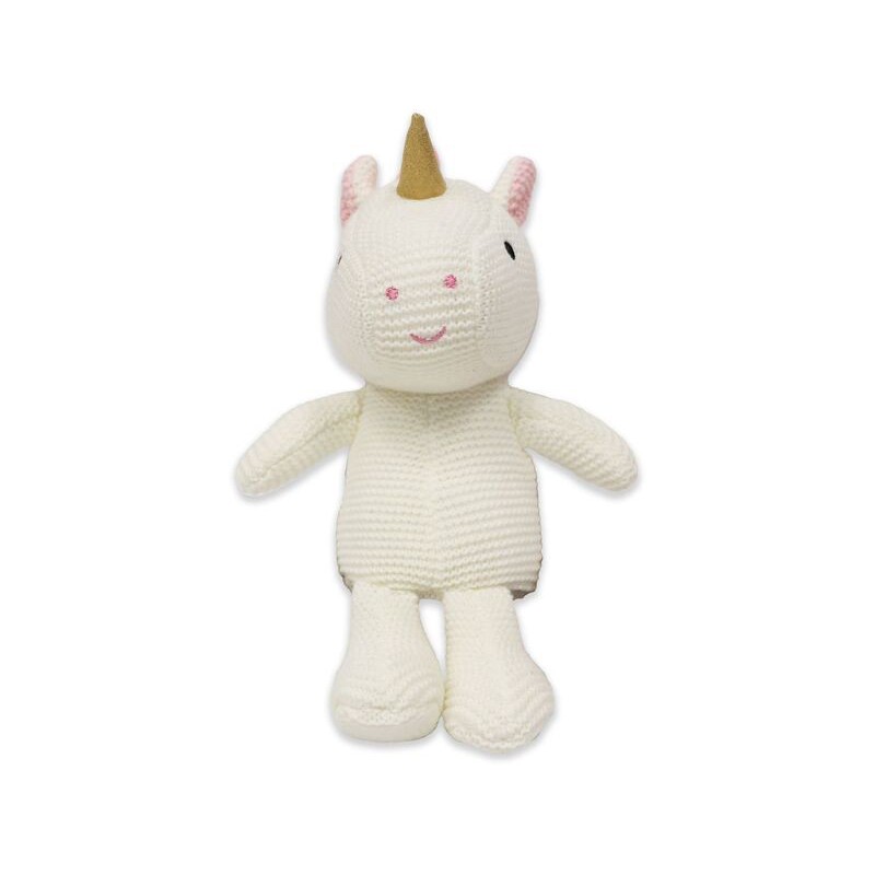 Spielmaus Gebreide knuffels met rammelaar