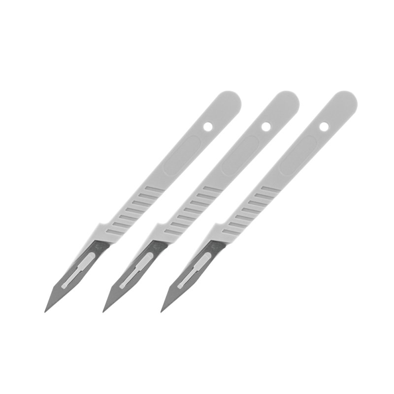 Disposable Scalpel Knife - 3 Pieces, HobbyTime