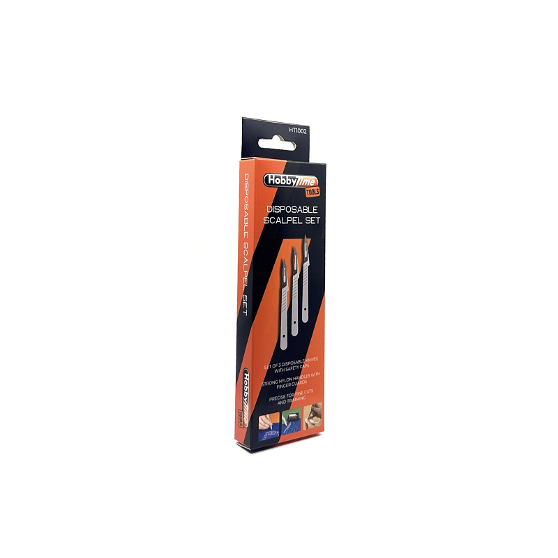 Disposable Scalpel Knife - 3 Pieces, HobbyTime