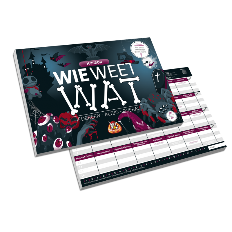 Wie Weet Wat, Horror editie, White Goblin Games