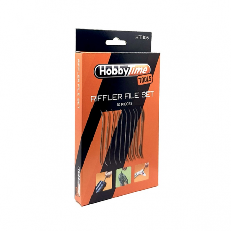 Riffler File Set - 10 Pieces, HobbyTime