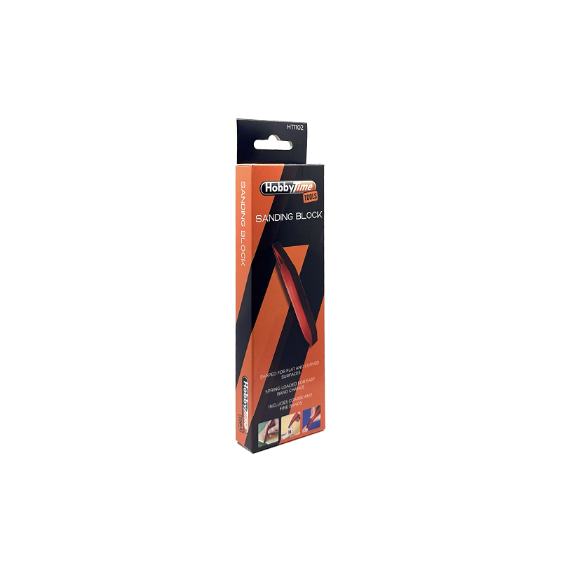Sanding Block 10MM - Includes Coarse and Fine, HobbyTime
