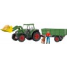Schleich Tractor met aanhanger, 42608