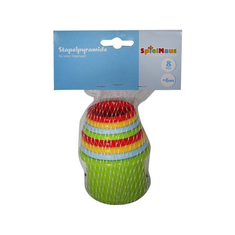 Spielmaus Stapelbekers, 8 stuks