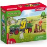Schleich Houtzager met voertuig, 42659