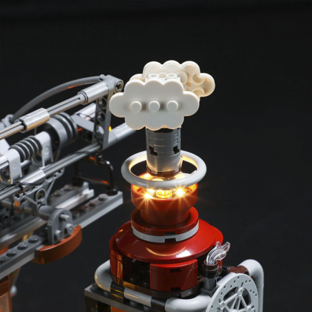 Lumibricks F9007v2.0 - Steampunk train station, 1917 steentjes